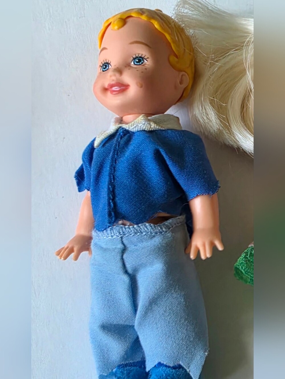 the 1999 Mattel Barbie Tommy as Lollipop Munchkin doll from The Wizard of Oz
